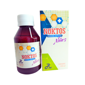  NOKTOS NIÑOS - BROMHEXINA + GUAYACOLATO - FCO x 120 mL JBE