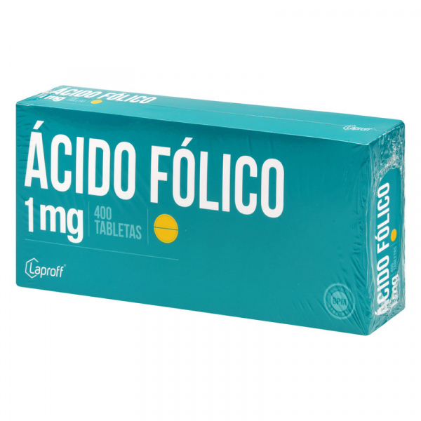 ACIDO FOLICO 1 mg - CJA x 400 TAB