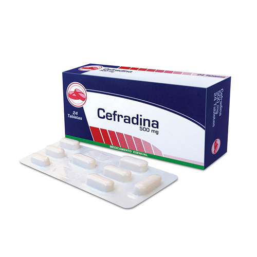  CEFRADINA 500 mg - CJA x 24 TAB