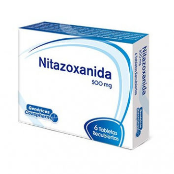 NITAZOXANIDA 500 mg - CJA x 6 TAB