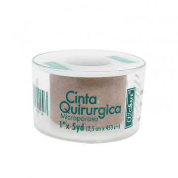 CINTA QUIRURGICA MICROPOROSA 1" x 5 yd - UNIDAD