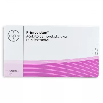 PRIMOSISTON - ACETATO DE MORETISTERONA + ETINILESTRADIOL - CJA x 30 TAB