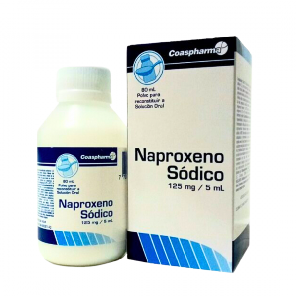 NAPROXENO 125 mg / 5 mL - FCO x 80 mL