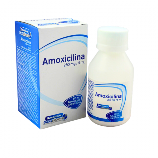 AMOXICILINA 250 mg / 5 mL - FCO x 60 mL SUSP