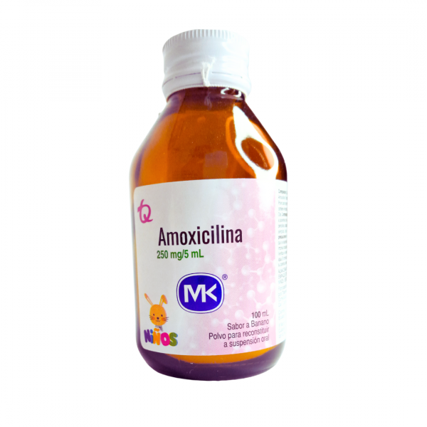  AMOXICILINA 250 mg / 5 mL - FCO x 100 mL SUSP