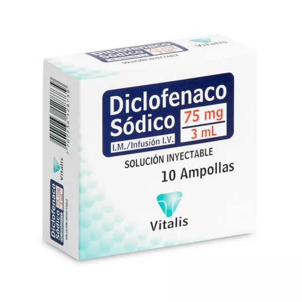  DICLOFENACO 75 mg / 3 mL - CJA x 10 AMP