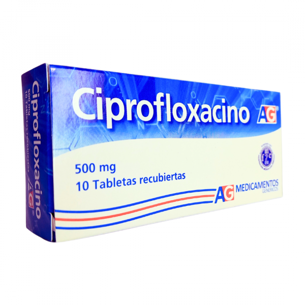 CIPROFLOXACINO 500 mg - CJA x 10 TAB