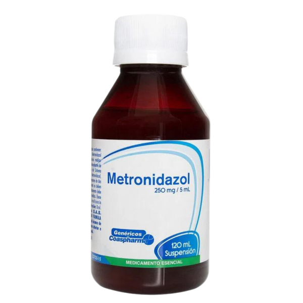  METRONIDAZOL 250 mg/mL - FCO x 120 mL SUSP