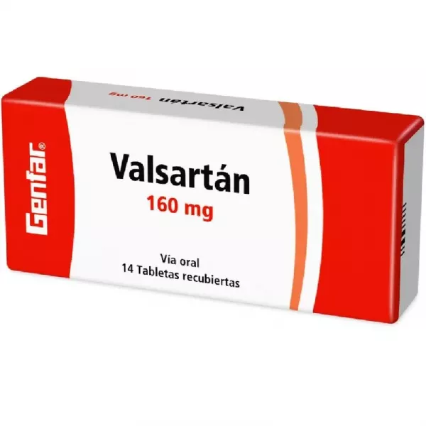 VALSARTAN 160 mg - CJA x 14 TAB REC