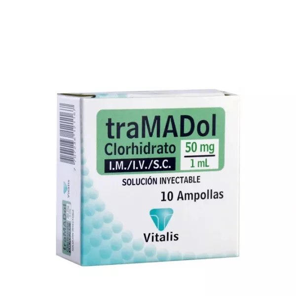  TRAMADOL 50 mg / 1 mL - CJA x 10 AMP