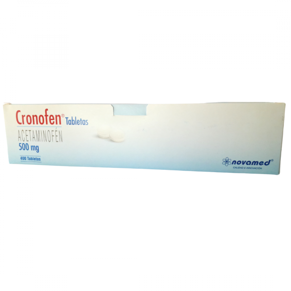  CRONOFEN - ACETAMINOFEN 500 mg - CJA x 400 TAB