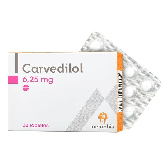 CARVEDILOL 6.25 mg - CJA x 30 TAB