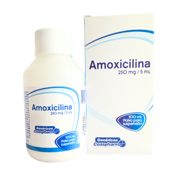  AMOXICILINA 250 mg / 5 mL - FCO x 100 mL SUSP