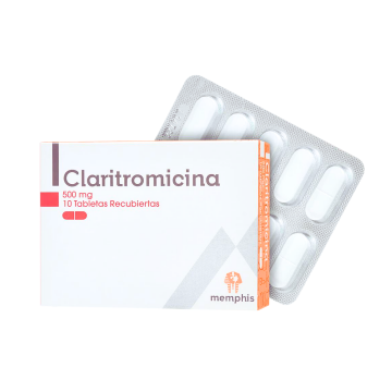  CLARITROMICINA 500 mg - CJA x 10 TAB