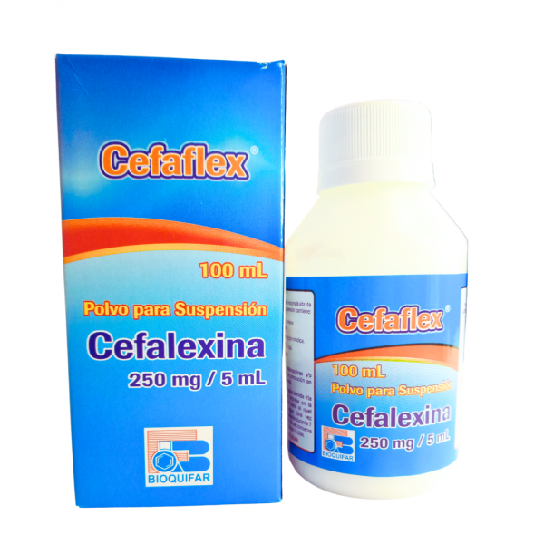 Cefaflex - Cefalexina 250 Mg / 5 Ml - Fco X