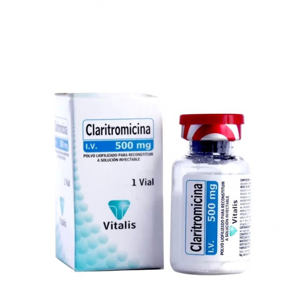  CLARITROMICINA 500 mg - CJA x 1 VIAL