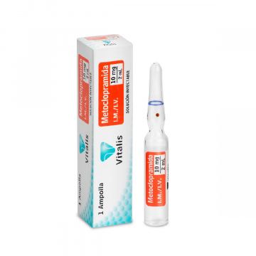  METOCLOPRAMIDA 10 mg / 2 mL - AMP x 2 mL